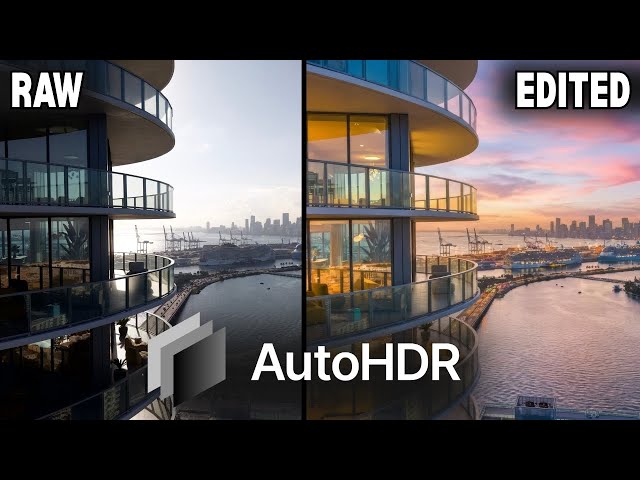 AutoHDR AI real estate photo editing
